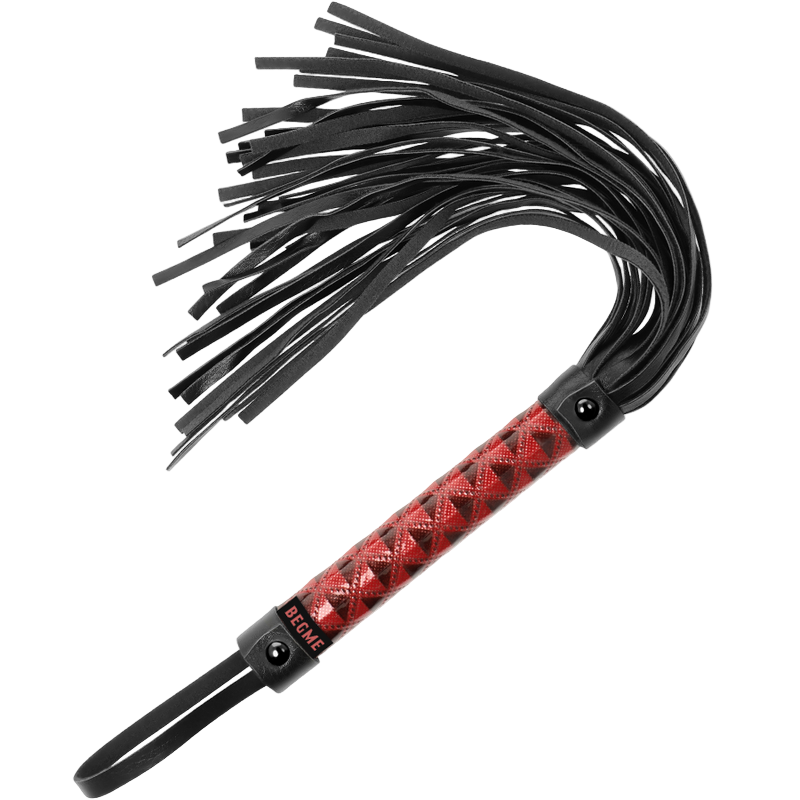 FLOGGER IN PELLE VEGANA EDIZIONE ROSSA BEGME