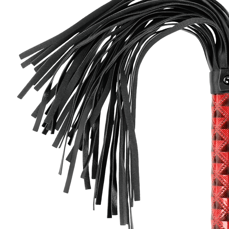 FLOGGER IN PELLE VEGANA EDIZIONE ROSSA BEGME