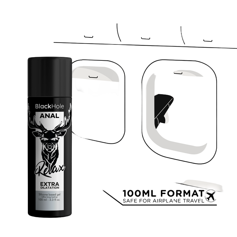 BLACK HOLE - GEL DILATAZIONE ANALE A BASE DI SILICONE 100 ML