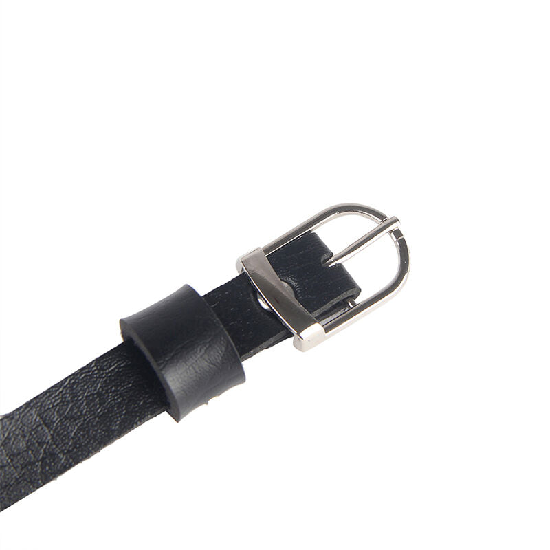 PETTORALE IN PELLE CON CATENE