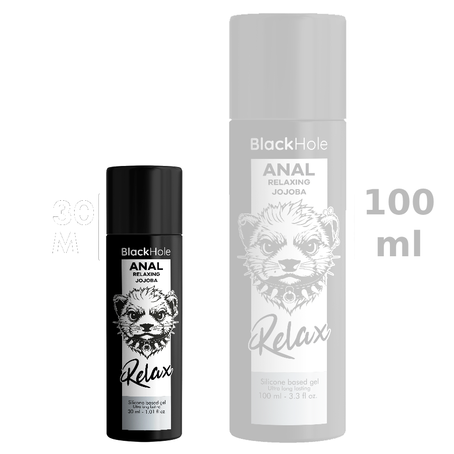 BLACK HOLE - RILASSANTE ANALE JOJOBA RELAX BASE SILICONE 30 ML