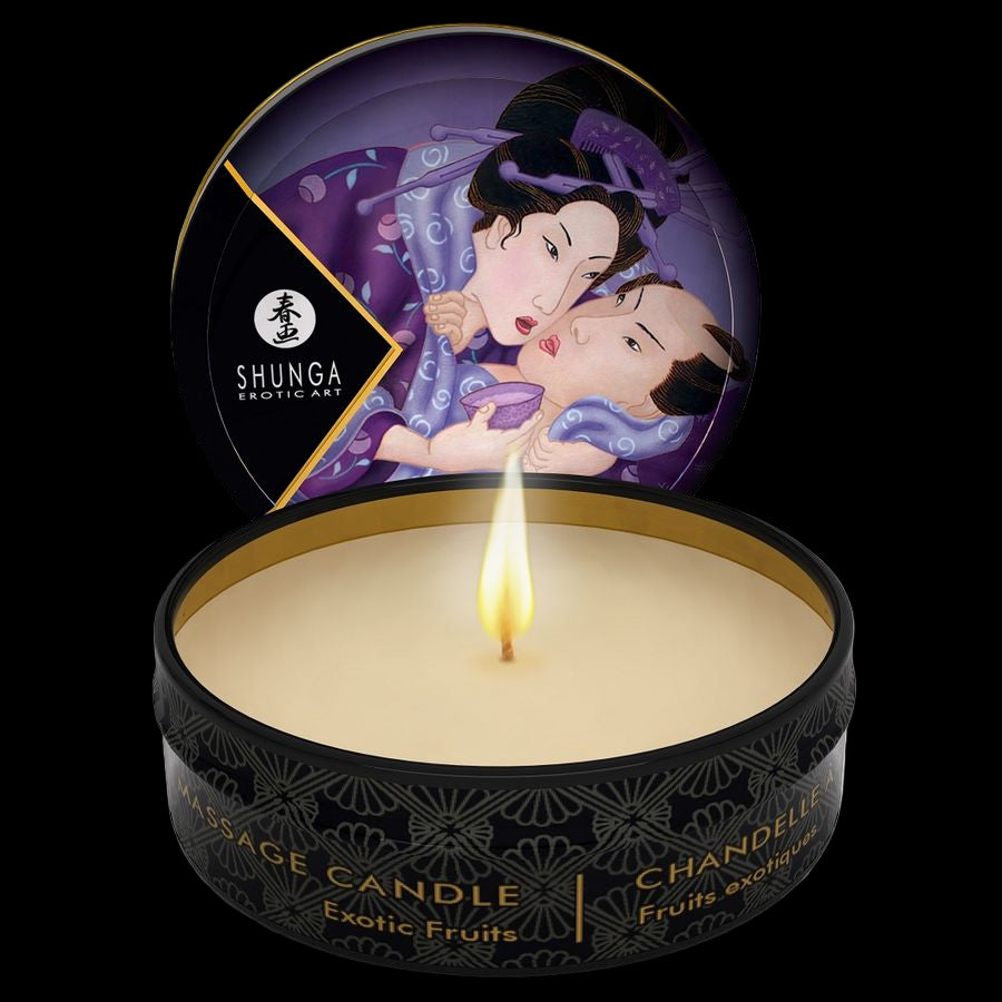 SHUNGA - MINI CARESS BY CANDELIGHT CANDELA DA MASSAGGIO FRUTTA ESOTICA 30 ML